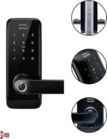 Fechadura Eletrônica SL205 com biometria, app e tag: segurança prática, Wi-Fi e até 100 usuários. - Imagem 2