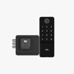 Fechadura Eletrônica Wi-Fi AGL Ultra Touch para portão externo com biometria, senha, TAG e app Bluetooth, mais segurança e praticidade.