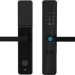 Fechadura Eletrônica com Wi-Fi e Biometria: segurança, praticidade e controle remoto para portas de 35 a 65mm.