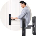 Fechadura Inteligente Biométrica Digital: segurança avançada com biometria, senha, NFC e instalação completa