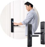 Fechadura Inteligente Biométrica Digital: segurança avançada com biometria, senha, NFC e instalação completa