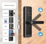 Fechadura Inteligente Wi-Fi com Biometria e App para mais segurança e praticidade na sua porta - Imagem 2