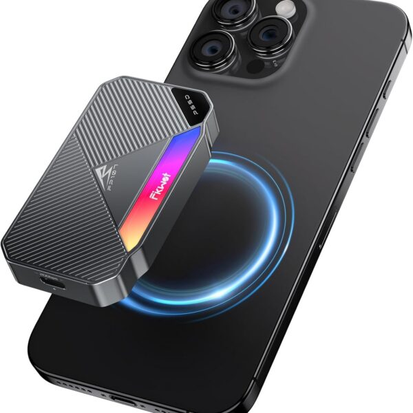 Fikwot FP107 1TB: SSD magnético 2050MB/s para iPhone 15/16, Android e gravação 4K