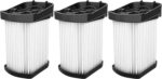 Filtro HEPA Fette Filter XFFWV400 para Shark Wandvac Power Pet, kit com 3 peças e alta retenção de partículas