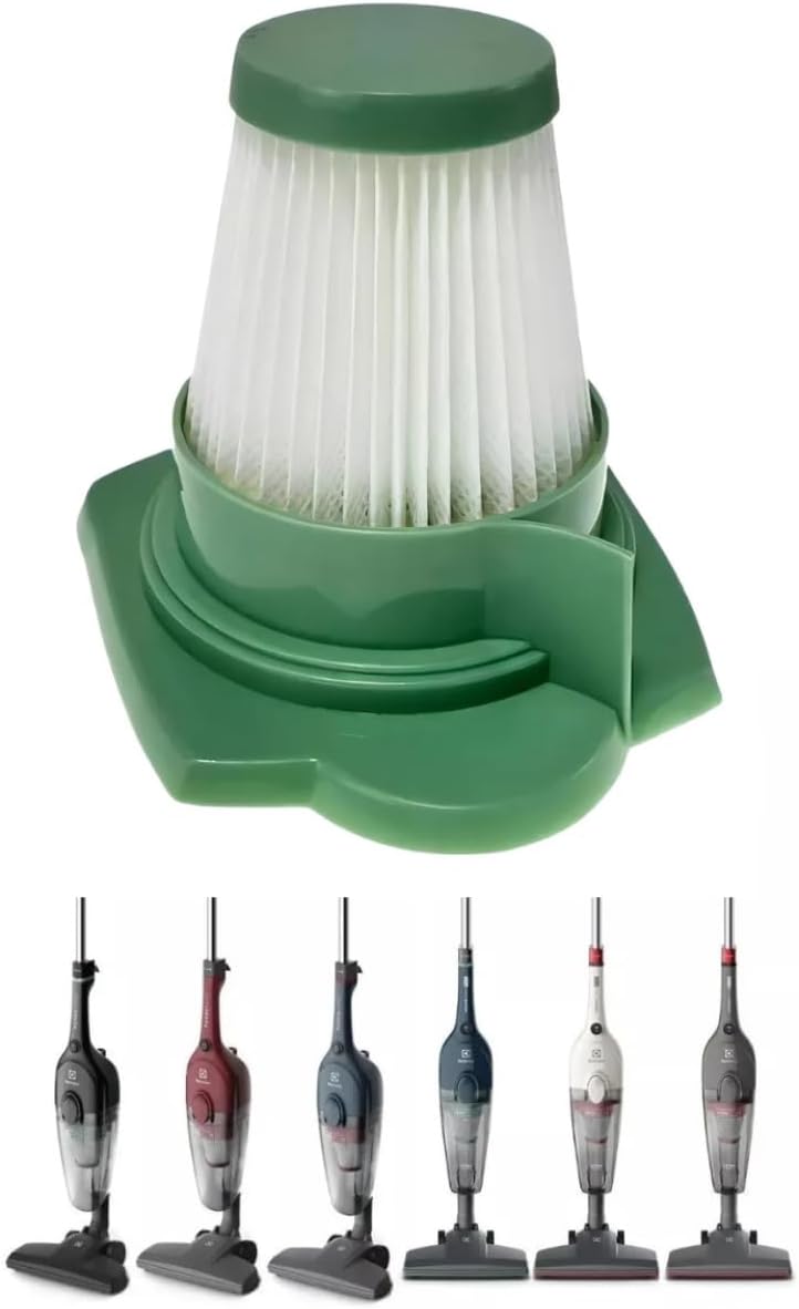 Filtro Hepa Verde compatível Electrolux Power Speed: reposição lavável para Filtro Hepa Verde compatível Electrolux Power Speed: reposição lavável para melhor filtragem e desempenho do aspirador vertical