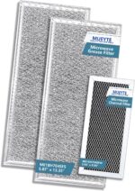 Filtro de carvão e graxa para micro-ondas Samsung, kit com 3 unidades, resistente e ideal para reposição durável.