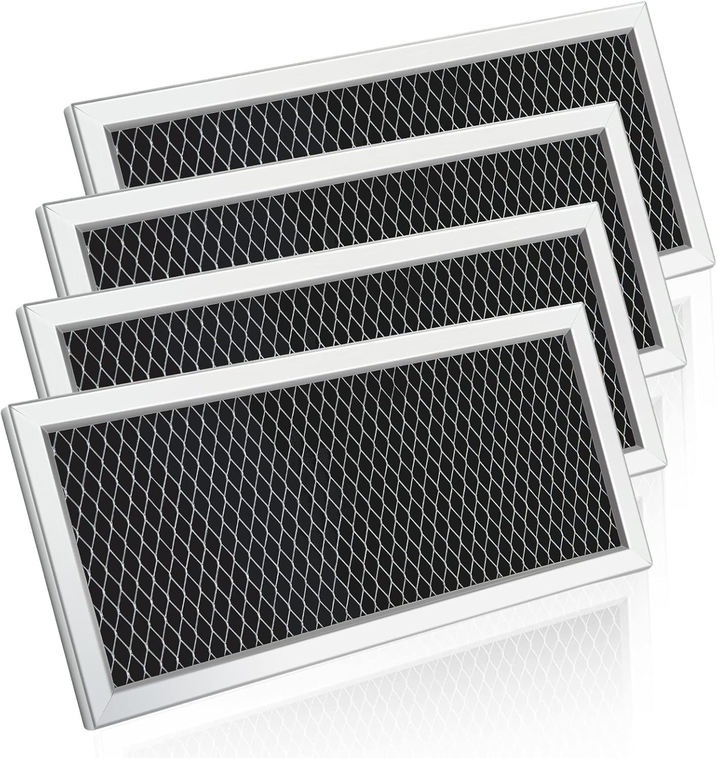 Filtro de carvão para micro-ondas BOTNA: compatível com GE e Filtro de carvão para micro-ondas BOTNA: compatível com GE e Samsung, elimina odores e gordura, pacote com 4