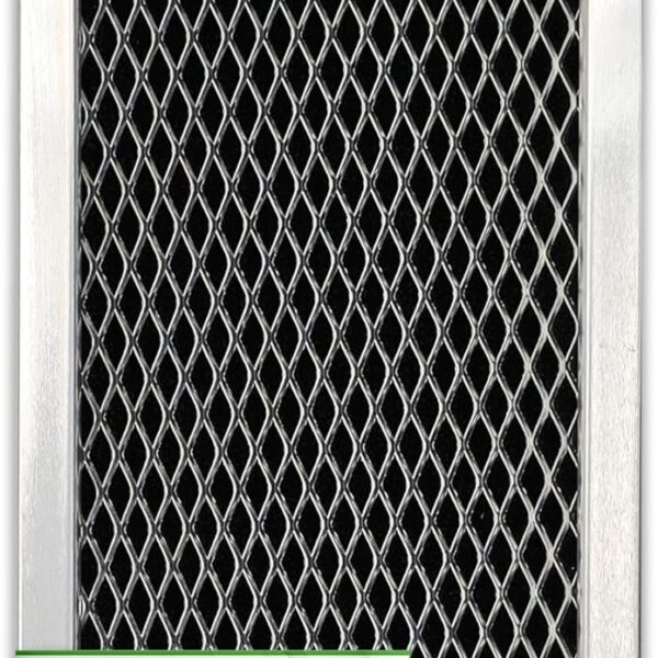 Filtro de carvão para micro-ondas GE 22 x 10 cm: refresca e filtra o ar da cozinha.