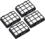 Filtros de aspirador 4 peças: alta compatibilidade, fácil instalação e filtragem eficiente para C6, C7, C91, C1, Lady e R1.