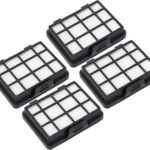 Filtros de aspirador 4 peças: alta compatibilidade, fácil instalação e filtragem eficiente para C6, C7, C91, C1, Lady e R1.