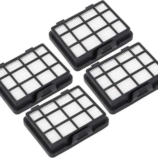 Filtros de aspirador 4 peças: alta compatibilidade, fácil instalação e filtragem eficiente para C6, C7, C91, C1, Lady e R1.