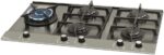 Fischer Cooktop 5 Bocas Platinium Mesa Prime Bivolt: alta potência, acendimento superautomático e queimadores italianos duráveis.