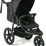 Flux Carrinho de Bebê Infanti Preto: conforto e proteção com 3 rodas, assento reclinável e capota UV50+ ampla.