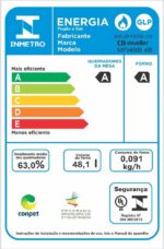 Fogão 4 Bocas Mueller Bivolt com Acendimento Automático: praticidade e design preto fosco para sua cozinha. - Imagem 2