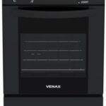 Fogão 4 Bocas Venax Delplus Vitreo BL Preto Fosco GLP: praticidade e estilo para sua cozinha.