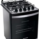 Fogão Brastemp 4 Bocas de embutir Inox com dupla chama e grades individuais - BYO4EBR Bivolt