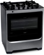 Fogão Consul 5 bocas Inox com mesa de vidro: mais praticidade, limpeza fácil e forno versátil. - Imagem 2