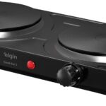 Fogão Elétrico Portátil Cooktop 2 Bocas Elgin - 110V