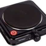 Fogão Elétrico de Indução 1 Boca 220V: portátil, eficiente e ideal para cozinhar com precisão em qualquer cozinha.