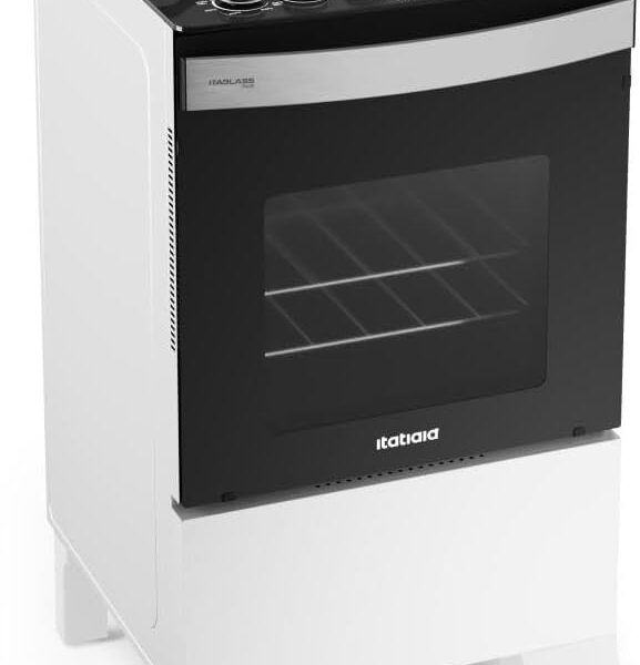 Fogão Itatiaia 4 Bocas Itaglass Plus Branco - Bivolt