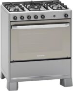 Fogão Suggar Select 5 bocas com tripla chama, mesa de inox, forno 90 L e acendimento automático