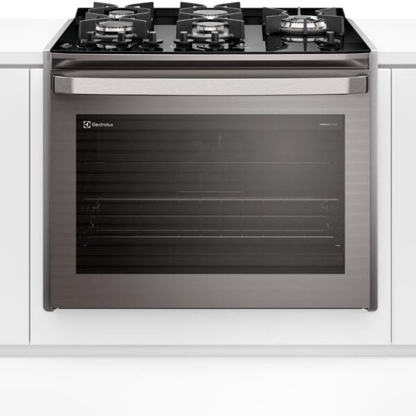 Fogão de Embutir Electrolux FE5EG 5 Bocas com Mesa de Vidro e Grill: mais praticidade e desempenho para sua cozinha.