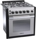 Fogão de Embutir Venax Gaudi Platinum GII Inox 4 Bocas com acendimento automático e gás GLP 220 V para sua cozinha.