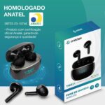 Fone Bluetooth 5.4 com cancelamento de ruído, 16h de bateria e controle touch para áudio nítido em qualquer celular. - Imagem 2
