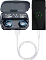 Fone Bluetooth TWS-M10 TYDA: som premium, resistência à água e estojo carregador para mais autonomia. - Imagem 2