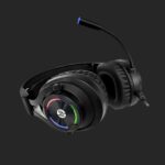 Fone Headset Gamer HP H360 P2 Stereo e USB com RGB, som potente e conforto para jogar e ouvir música. - Imagem 2