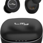 Fone TWS Bluetooth Lity T14P Preto com 34h de bateria para som sem fio e uso prolongado.
