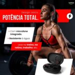 Fone de Ouvido Bluetooth 5.4, Com Microfone Embutido, 45h de Bateria, Design Esportivo Ergonômico Ideal Para Esportes Corridas Atividades Físicas, IPX5 à Prova D'Água, Videogame IPhone Android Premium - Imagem 2