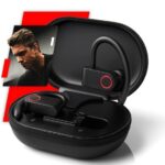 Fone de Ouvido Bluetooth 5.4, Com Microfone Embutido, 45h de Bateria, Design Esportivo Ergonômico Ideal Para Esportes Corridas Atividades Físicas, IPX5 à Prova D'Água, Videogame IPhone Android Premium