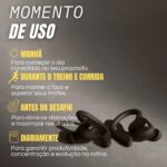 Fone de Ouvido Bluetooth com Microfone e Cancelamento de Ruído Ativo - 4Leader, à Prova D'água e com até 20 Horas de Reprodução - Melhor Escolha para Esportes e Atividades ao Ar Livre - Preto - Imagem 2