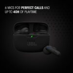 Fone de Ouvido Sem Fio, JBL, Bluetooth, Wave Beam 2, Intra Auricular, Sem Fio, Resistente À Água e Poeira - Preto - Imagem 2