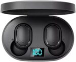 Fones de Ouvido Sem Fio TWS Bluetooth 5.0 Preto: conexão estável, controle touch e estojo com display LED para uso prático. - Imagem 2