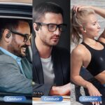 Fones esportivos sem fio Bluetooth com 75h de bateria, ENC, microfone HD e IP7 para treinos e chamadas claras - Imagem 2
