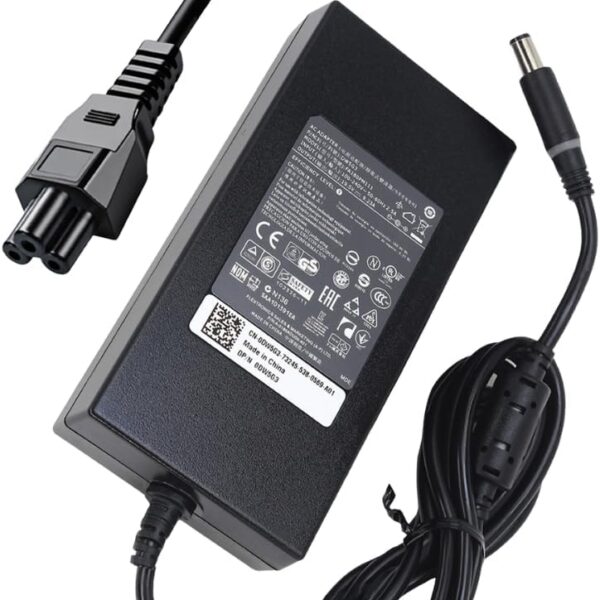 Fonte Carregador Dell 180W 19.5V para G3, G5, G7, Precision e Alienware com cabo de força