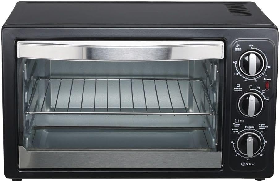 Forno Elétrico Bancada Gallant com Timer 28L Preto 220V GFO28EM2A-PT220 Forno Elétrico Bancada Gallant com Timer 28L Preto 220V GFO28EM2A-PT220
