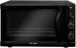 Forno Elétrico Mueller 50L MFB50F 220V: assados rápidos, dourados e crocantes com vidro duplo e 1800W.