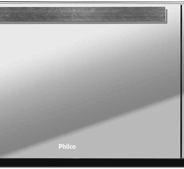 Forno Elétrico Philco 50l Cinza Espelhado Full Glass PFE50PE 220V