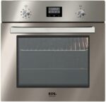 Forno Elétrico de Embutir EOS 80L Premium com convecção, 2900W e vidro triplo para assados mais rápidos e limpeza fácil.