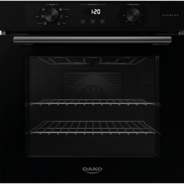 Forno de Embutir Elétrico Dako Supreme 80 L Digital Preto 220V: mais praticidade e precisão para sua cozinha.