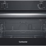 Forno de Embutir a Gás Continental 50L OC4GM com TOPLimpaFácil e vidro duplo para cozinhar com praticidade.