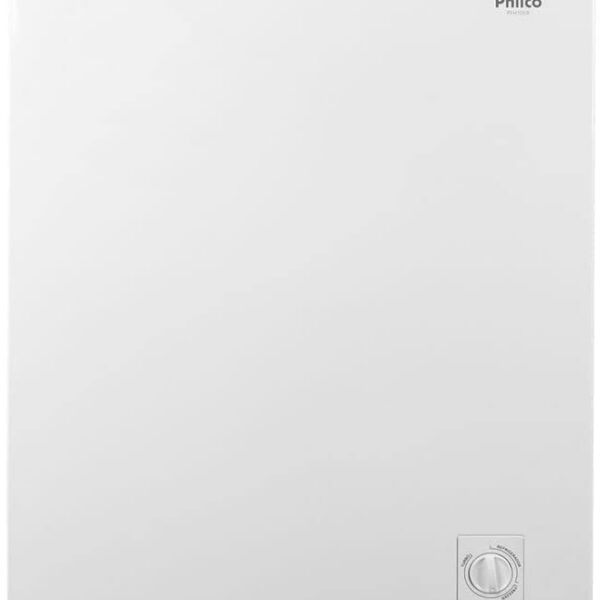 Freezer Horizontal Philco 99L Dupla Ação: freezer e refrigerador com controle de temperatura e degelo fácil.