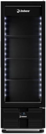 Freezer Vertical Imbera 576 Litros Tripla Ação Porta de Vidro Preto EVZ21-220V