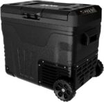 Freezer e Geladeira Duplex Portátil Eos 50 Litros Dupla Ação Quadrivolt Preto Efc55 110v/220v/12v/24v