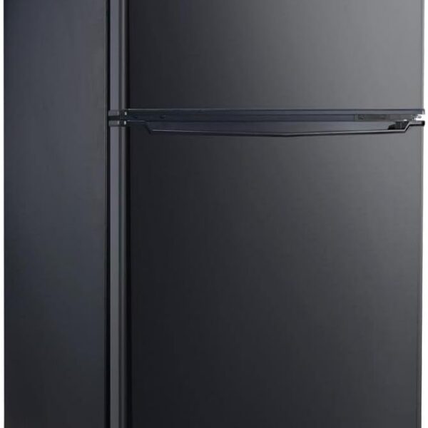 Frigobar Duplex Eos Efb140d 88L Preto 110v com freezer até -18C e iluminação interna para melhor conservação e praticidade