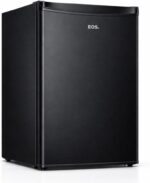 Frigobar EOS 71L Ice Compact Preto com compressor, gela rápido e baixo consumo para sua casa ou escritório.