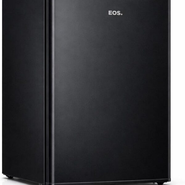 Frigobar EOS 71L Ice Compact Preto com compressor, gela rápido e baixo consumo para sua casa ou escritório.